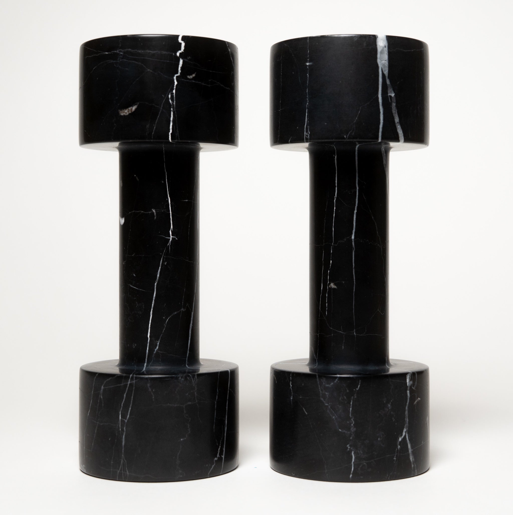 MARBLE DUMBBELL WEIGHTS | NERO MARQUINA